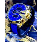 DIESEL 10 BAR DOURADO E AZUL LINHA BANHADA FUNCIONAL