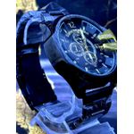 DIESEL 10 BAR LINHA BANHADA PRETO DETALHES DOURADO
