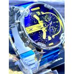 DIESEL 3 BAR CAMALEÃO PRATA COM AMARELO LINHA PREMIUM