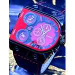 DIESEL THE BRAVE FUNDO VERMELHO TODO BLACK