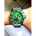 PRO DIVER BANHADO PRATA FUNDO VERDE