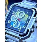 EXTRI QUADRADO PRATA FUNDO AZUL E AMARELO FUNCIONAL