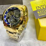 INVICTA FORCE COALITION TODO DOURADO PULSEIRA EM AÇO PREMIUM