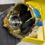 INVICTA FORCE COALITION TODO DOURADO PULSEIRA EM AÇO PREMIUM