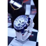 RELÓGIO G SHOCK GA 2000 BRANCO COM AZUL