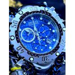 INVICTA GLADIADOR PRATA COM DETALHES AZUL