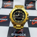 G-Shock Protection Aço Inoxidável TODO DOURADO 100% Funcional + Corrente GRÁTIS