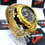 G-Shock Protection Aço Inoxidável TODO DOURADO 100% Funcional + Corrente GRÁTIS