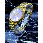 GUCI FEMININO DOURADO FUNDO ROSA
