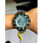 INVICTA HYPER BEAST RESERVE DOURADO DETALHES VERDE
