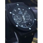 HUBLO GENEVE TODO PRETO LINHA BANHADA