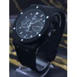 HUBLO GENEVE TODO PRETO LINHA BANHADA