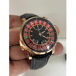 JACOB CASSINO ROSE/ BRONZE PULSEIRA PRETA PREMIUM