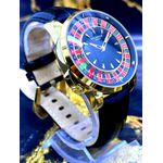 JACOB CASSINO DOURADO PULSEIRA PRETA PREMIUM
