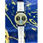 JACOB CASSINO DOURADO PULSEIRA PRETA PREMIUM
