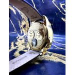 JACOB CASSINO DOURADO PULSEIRA MARROM PREMIUM