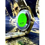 KIT CASAL RLX OYSTER DATE DOURADO FUNDO AZUL