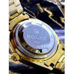 KIT CASAL ROLEX OYSTER DATE TODO DOURADO