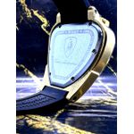 MODELO LAMBORGHINI DOURADO PULSEIRA PRETA