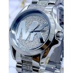 MK FEMININO TODO PRATA PREMIUM