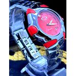 OAKLEY QUARTZ BLADE PRATA COM VERMELHO