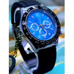 OYSTER PERPETUAL PATENT FUNDO AZUL PULSEIRA PRETA