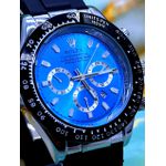 OYSTER PERPETUAL PATENT FUNDO AZUL PULSEIRA PRETA