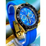 OYSTER PERPETUAL PATENT FUNDO AZUL PULSEIRA AZUL