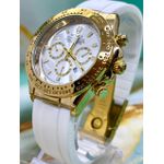 OYSTER PERPETUAL PATENT FUNDO BRANCO PULSEIRA BRANCA