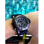 RELÓGIO PANERAI PULSEIRA PRETA CAIXARIA CHUMBO