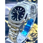 PATEK PHILIPPE GENEVE PRATA FUNDO PRETO