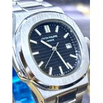 PATEK PHILIPPE GENEVE PRATA FUNDO PRETO