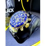 PRO DIVER BANHADO MISTO PRATA DETALHES DOURADO COM FUNDO AZUL