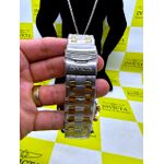 PRO DIVER BANHADO MISTO PRATA DETALHES DOURADO COM FUNDO AZUL