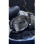 PATK PHILIPPE GENEVE LINHA PREMIUM AUTOMÁTICO PULSEIRA COURO AZUL