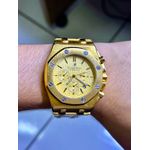 AUDEMARS PIGUET TODO DOURADO FUNCIONAL LINHA BANHADA