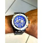INVICTA RESERVE PRATA FUNDO AZUL