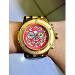  RESERVE DOURADO FUNDO VERMELHO