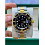 RLX PRATA FUNDO PRETO MISTO AUTOMÁTICO PREMIUM