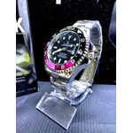 RLX OYSTER DATE PRATA FUNDO PRETO MISTO