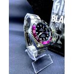 RLX OYSTER DATE PRATA FUNDO PRETO MISTO