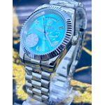 RLX DAY DATE PRATA COM FUNDO VERDE TIFFANY PREMIUM