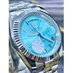 RLX DAY DATE PRATA COM FUNDO VERDE TIFFANY PREMIUM