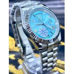 RLX DAY DATE PRATA COM FUNDO VERDE TIFFANY PREMIUM