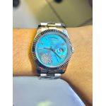 RLX DAY DATE PRATA COM FUNDO VERDE TIFFANY PREMIUM