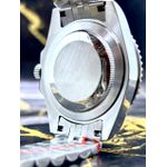 RLX GMT PRATA DETALHES EM PRETO E AZUL AUTOMÁTICO LINHA PREMIUM