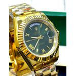 ROLX DAY DATE DOURADO FUNDO VERDE AUTOMÁTICO PREMIUM