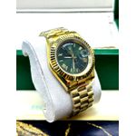 ROLX DAY DATE DOURADO FUNDO VERDE AUTOMÁTICO PREMIUM