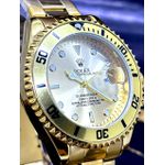 RLX SUBMARINER BATERIA TODO DOURADO