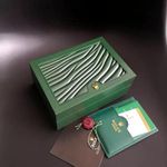 RLX PRATA FUNDO TODO VERDE BANHADO A PRATA PREMIUM
